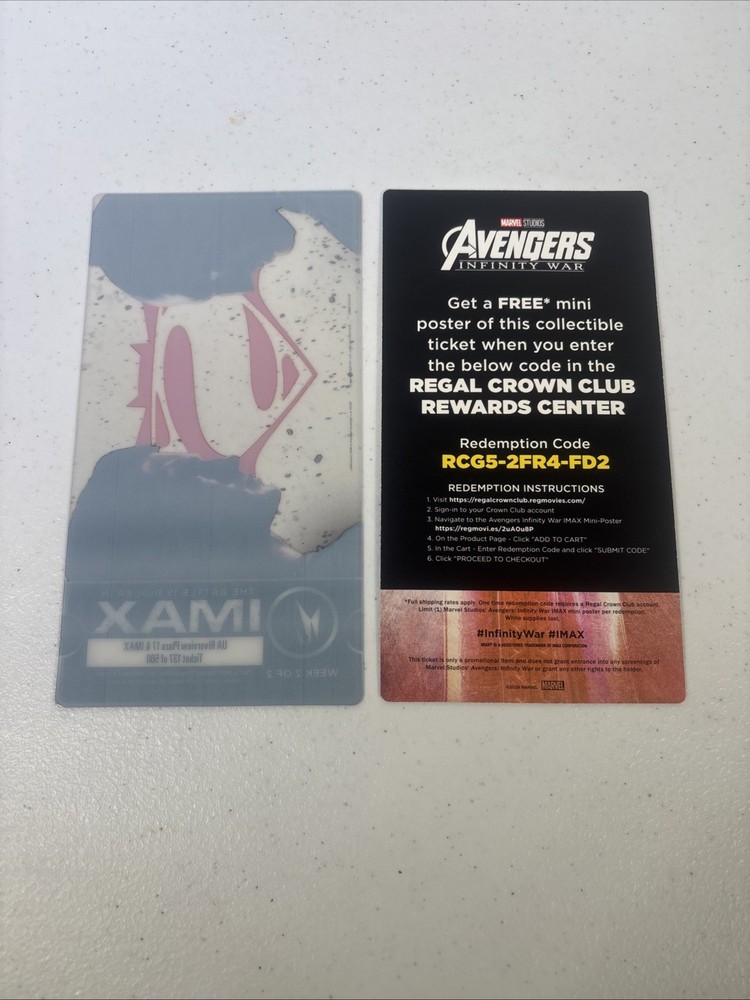 IMAX Tickets Bundle Lot 19