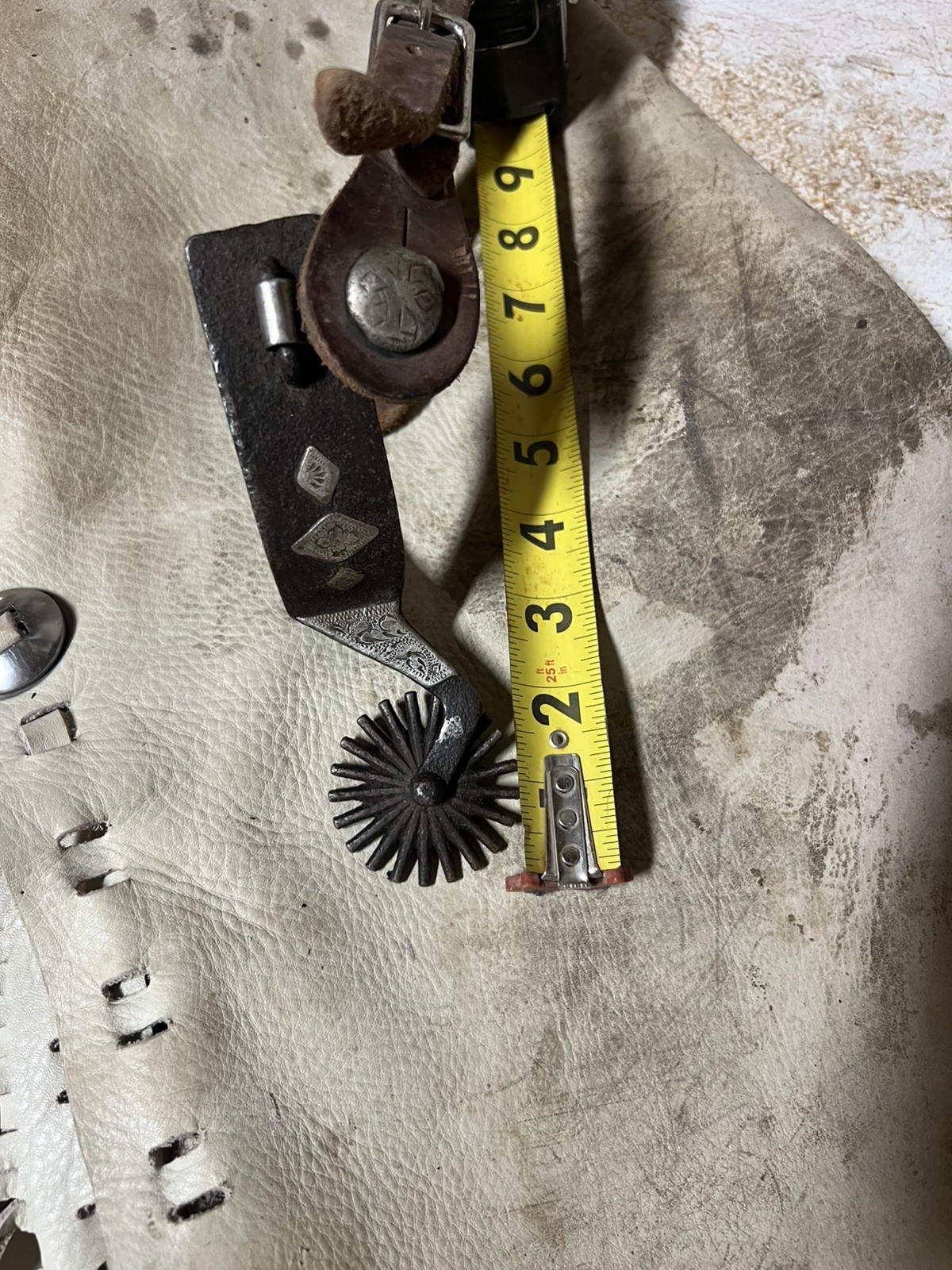 One Of A Kind, Crockett Spurs, Early Old School Cowboy