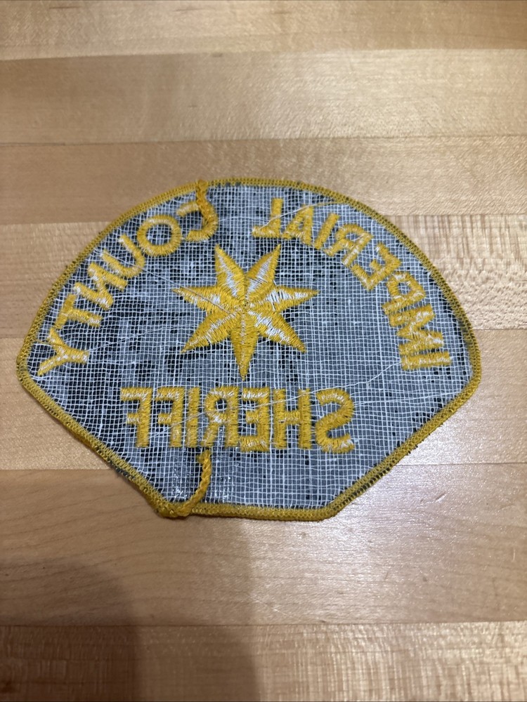 Imperial County California Sheriff Patch