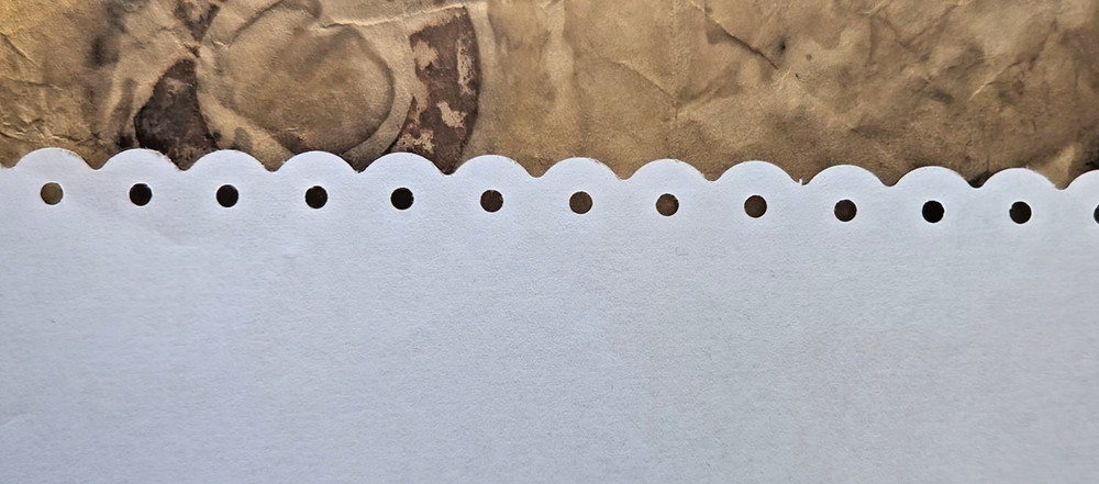 Fiskars Threading Water Continuous Border Punch Circles Dots Scallop