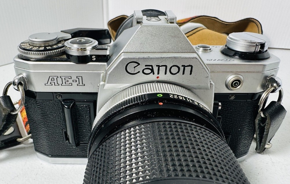 Canon AE-1 Camera With Lenses
