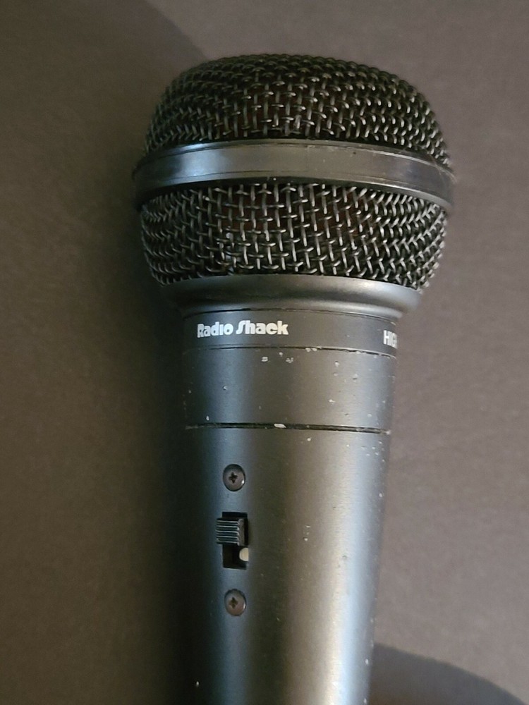 TESTED GOOD Realistic HIGHBALL Dynamic Microphone Unidirectional 33-984D w/Cable