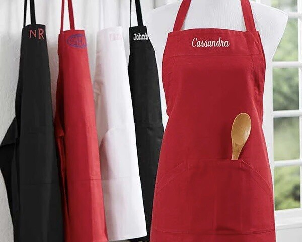 Gift Personalized Embroidered Apron