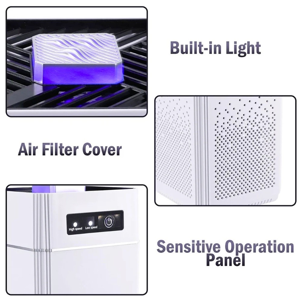 Home HEPA Air Purifier Large Room Air Cleaner for Allergies Smoke Mold Odor Dust