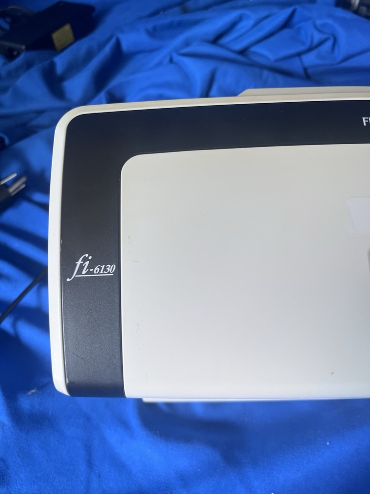 Fujitsu fi-6130 Desktop Pass Through Duplex Document Scanner For 4K pg count
