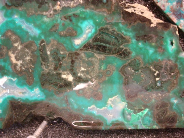 chrysocolla 4 slabs bisbee mine
