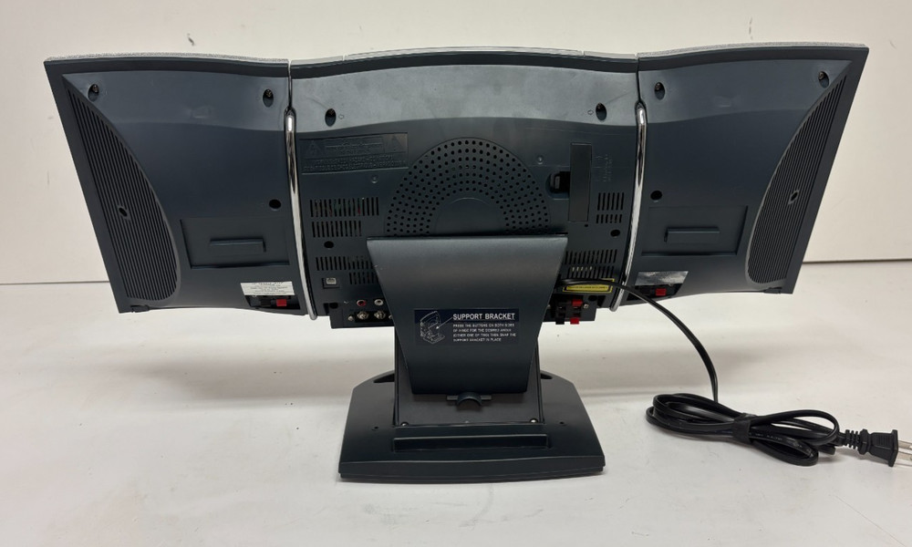 Sharper Image Sleek One-CD AM/FM Stereo System & Powered Subwoofer COMPLETE