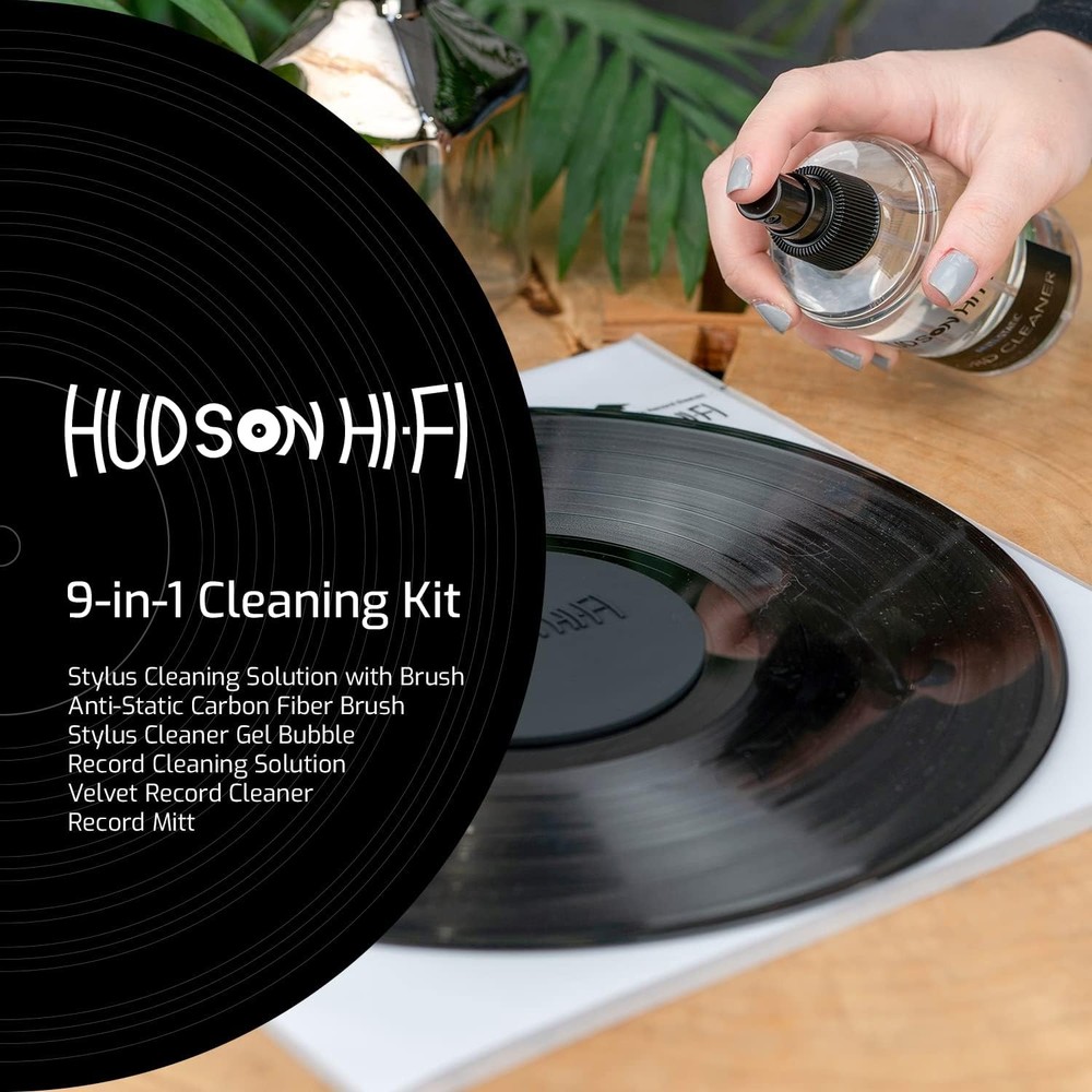 Vinyl Record Care Kit 9 Tools Anti Static