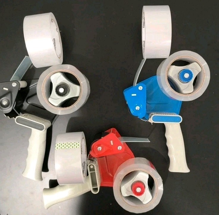 Tape Gun With Tape And Extra Roll