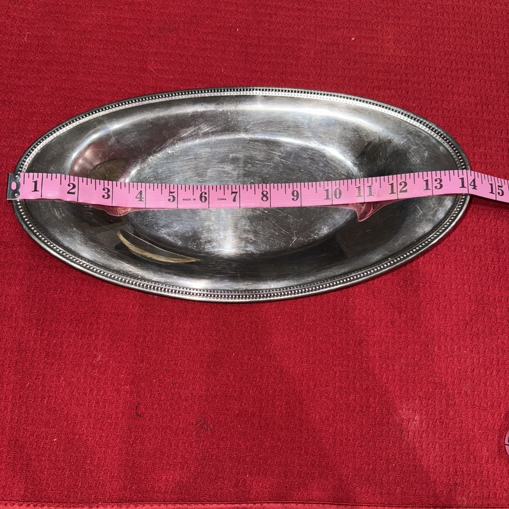 Silver Plated Oneida Oval Tray