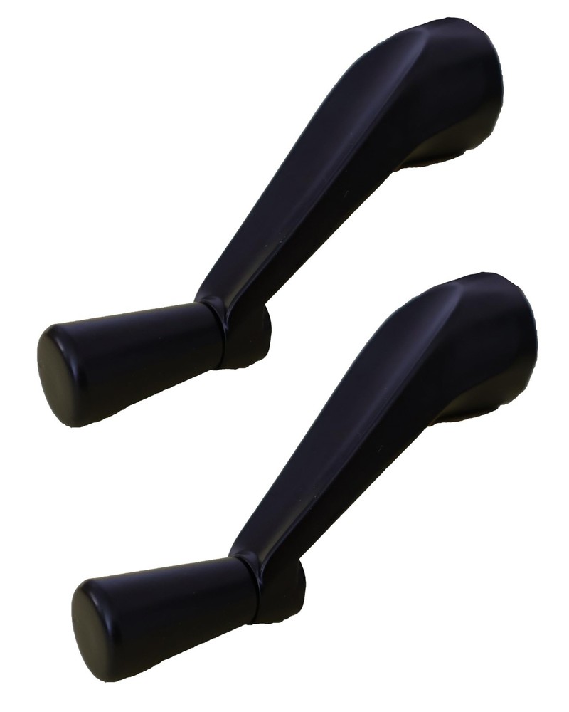 Window Crank Handle Replacement - Black 3/8" Spline Socket, Smooth 360° Operatio
