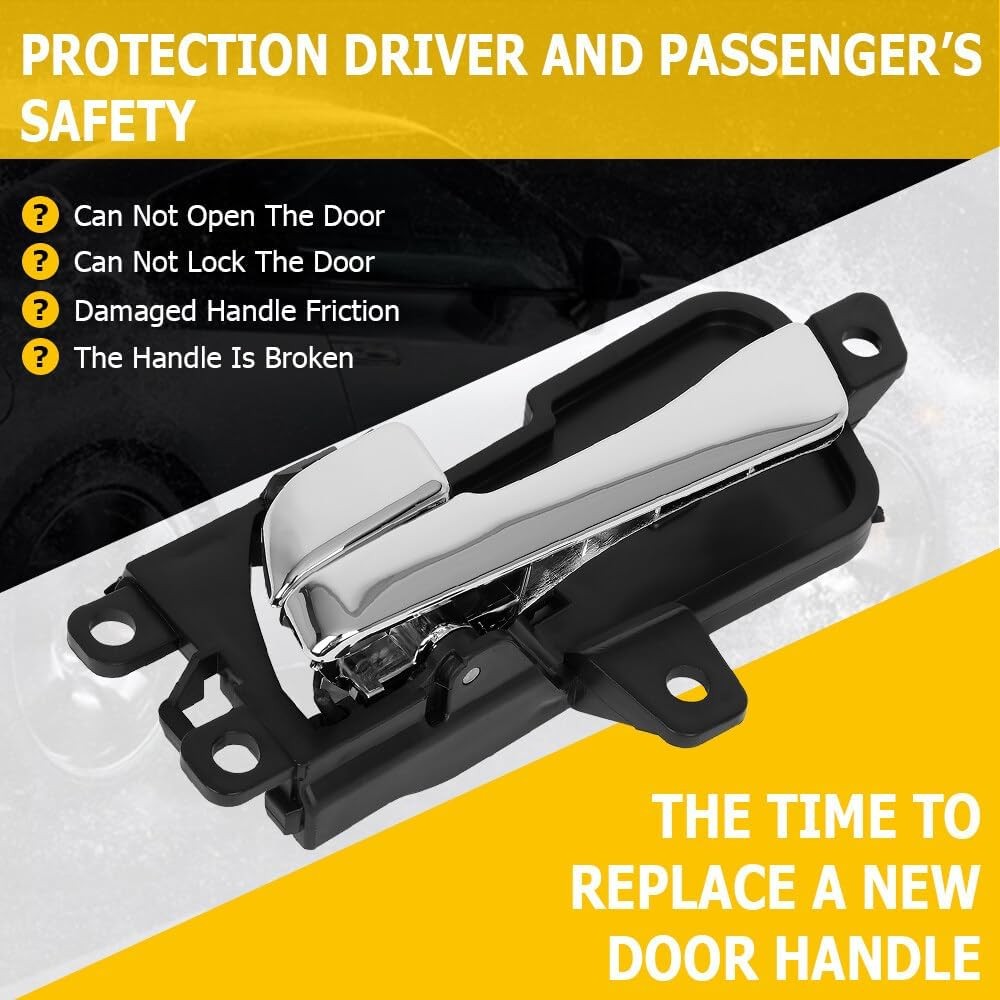 Interior Door Handle Driver Left Side Replacement fit for Sonata-Medium
