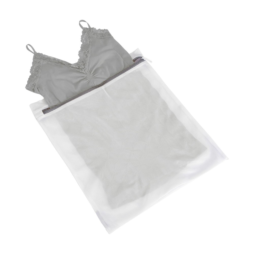Large Mesh Laundry Wash Bag Zipper Delicates Protector Washing Machine