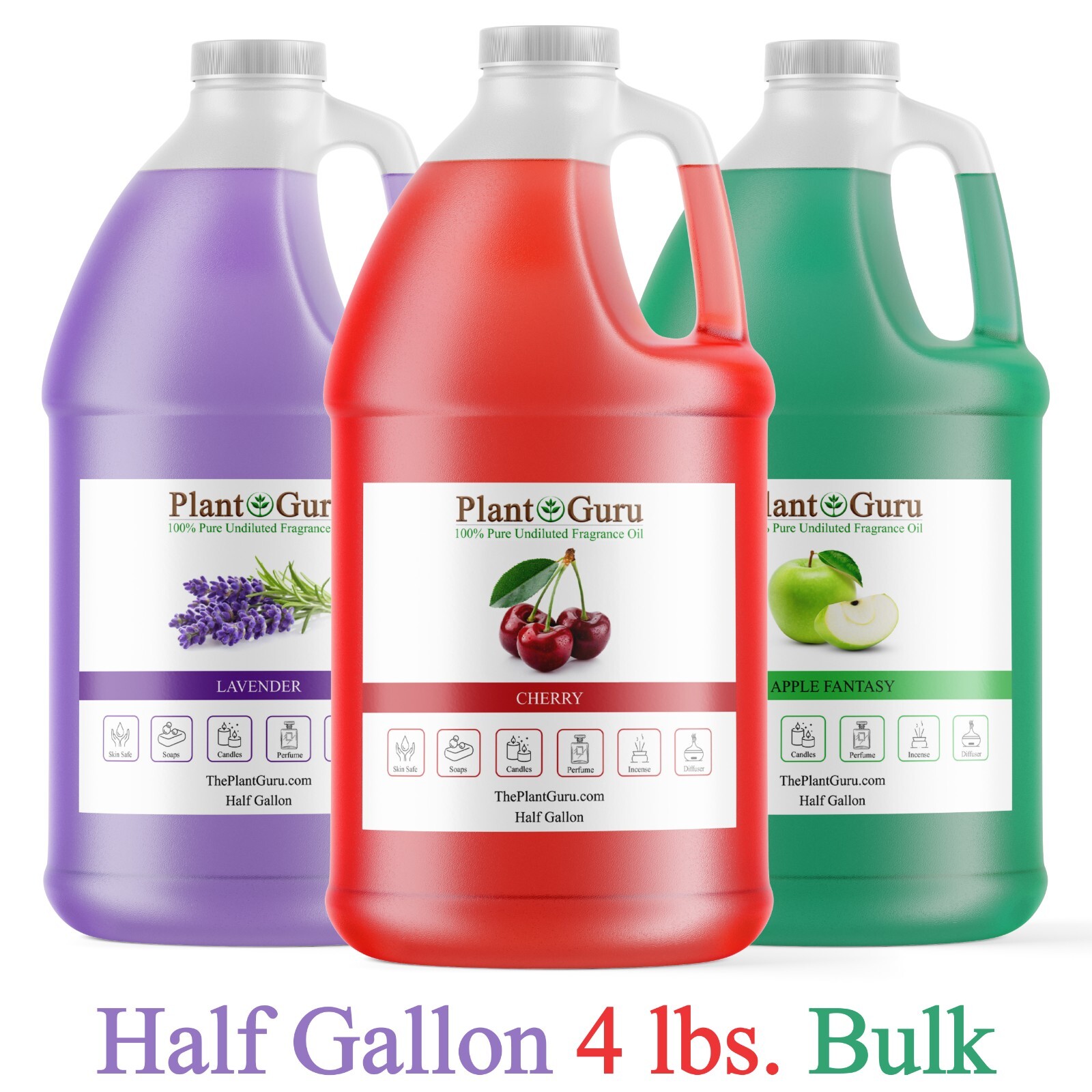 Fragrance Oil Half Gallon 4 lbs. BULK WHOLESALE Candle Soap Making Burner Warmer