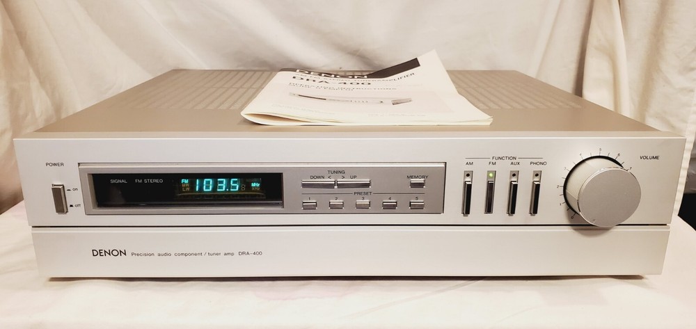 Denon DRA-400 Precision Audio Component Tuner Amplifier, TESTED, WORKS GREAT