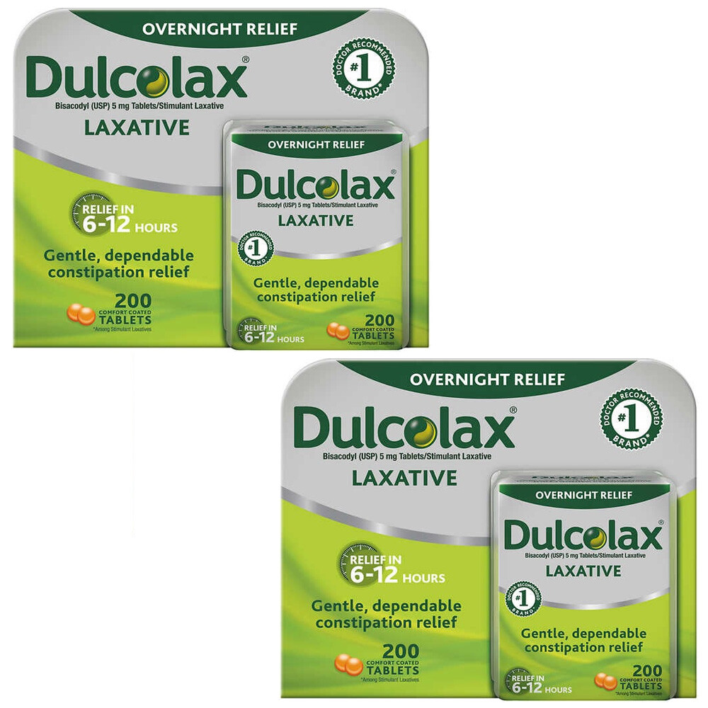 변비약 둘코락스 (Dulcolax) 듈코락스 200정 한국직배송 (개인통관번호 메세지란에 기재필수) (1+1 옵션가능)