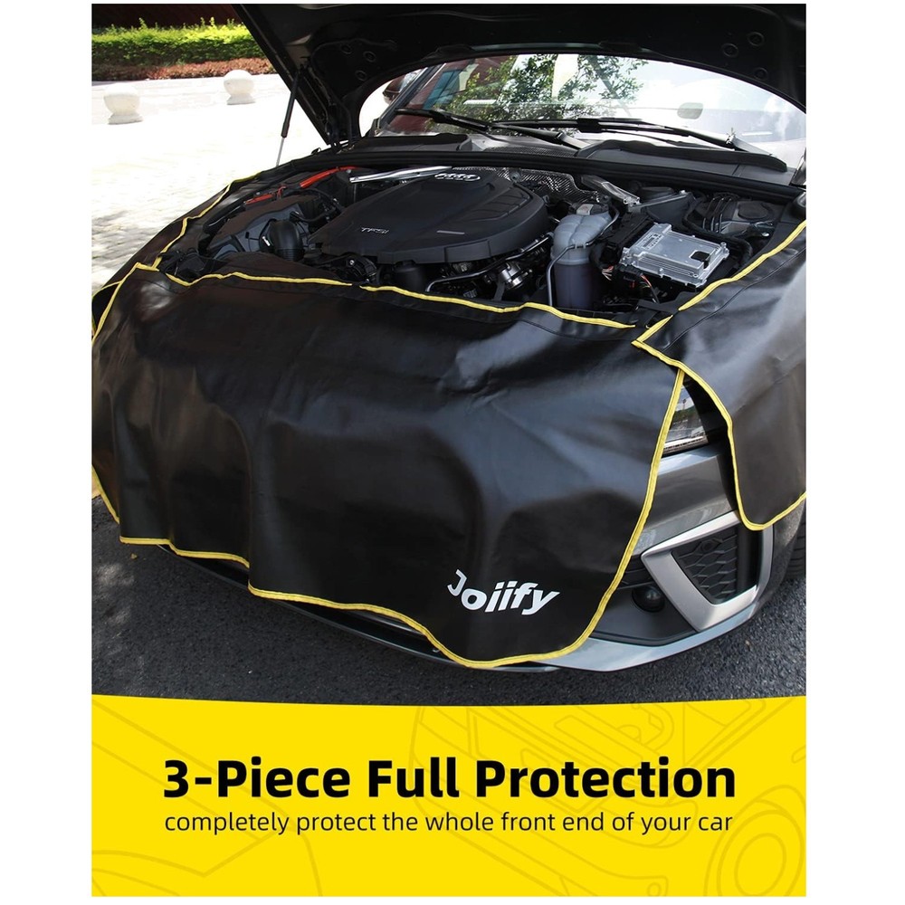 Microfiber Leather Car Fender Protectors, 3 Pcs