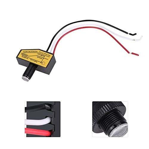 DC 12V 48V Dusk To Dawn Photocell Light Switch 8-50V Light Sensor Control Switch