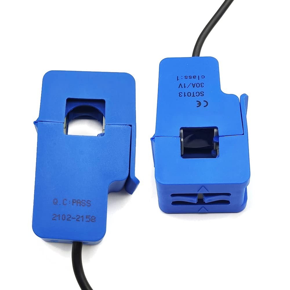 2Pcs SCT-013-000 30A 1V Non-invasive Split Core Current Transformer Sensor SCT01