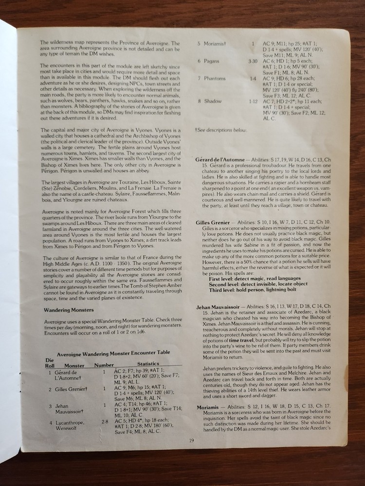 X2 Castle Amber module adventure D&D TSR Basic Dungeons & Dragons BECMI