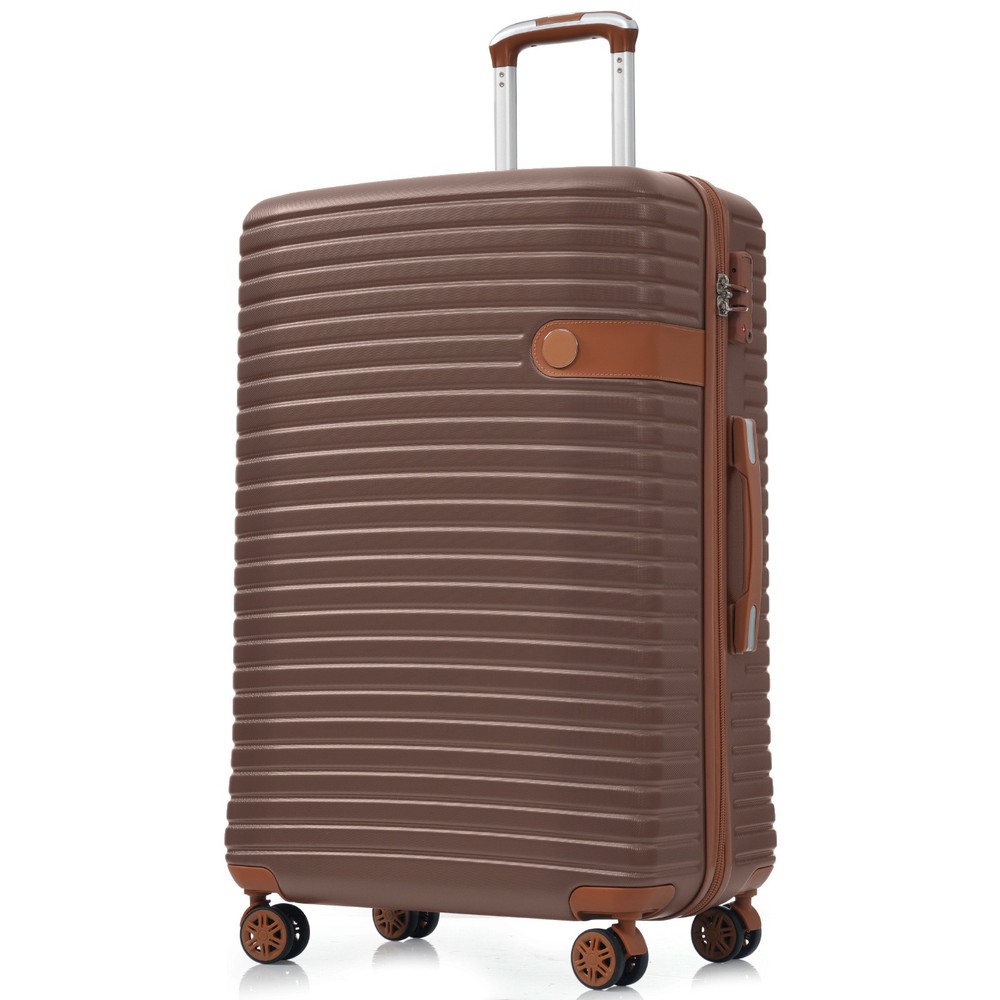 20" 28" Hardshell Luggage Set ABS Suitcase Cup Holder Packing Cube Lightweight