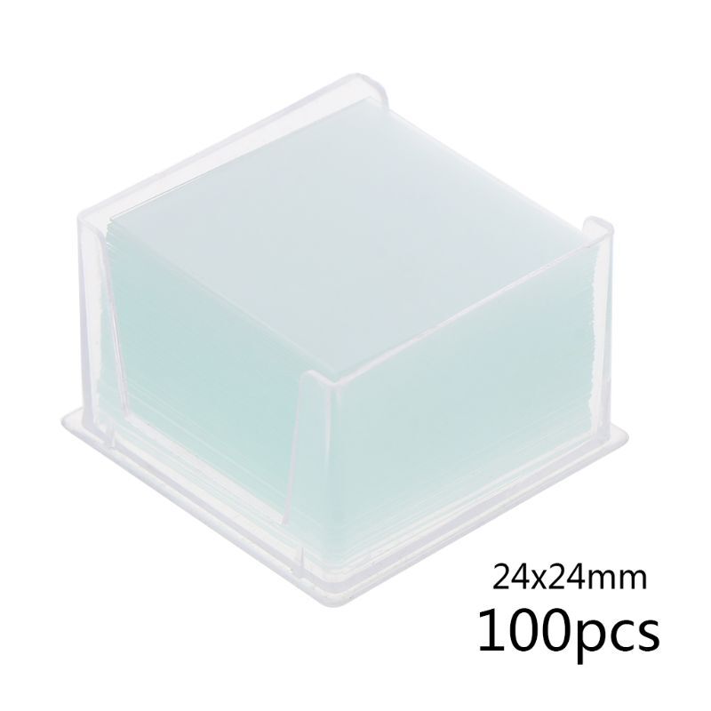 Education Lab Tool Square Glass Slide Microscope Coverslip Microscope Cover Slip