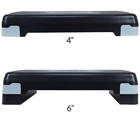 BalanceFrom Adjustable Workout Aerobic Stepper Step Platform Assorted Styles