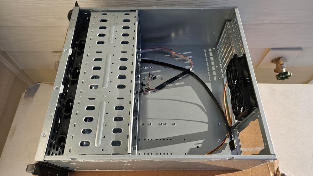 4U Rackmount Server Ai 19" Short Depth Chassis Computer Case 15-Drive Bays