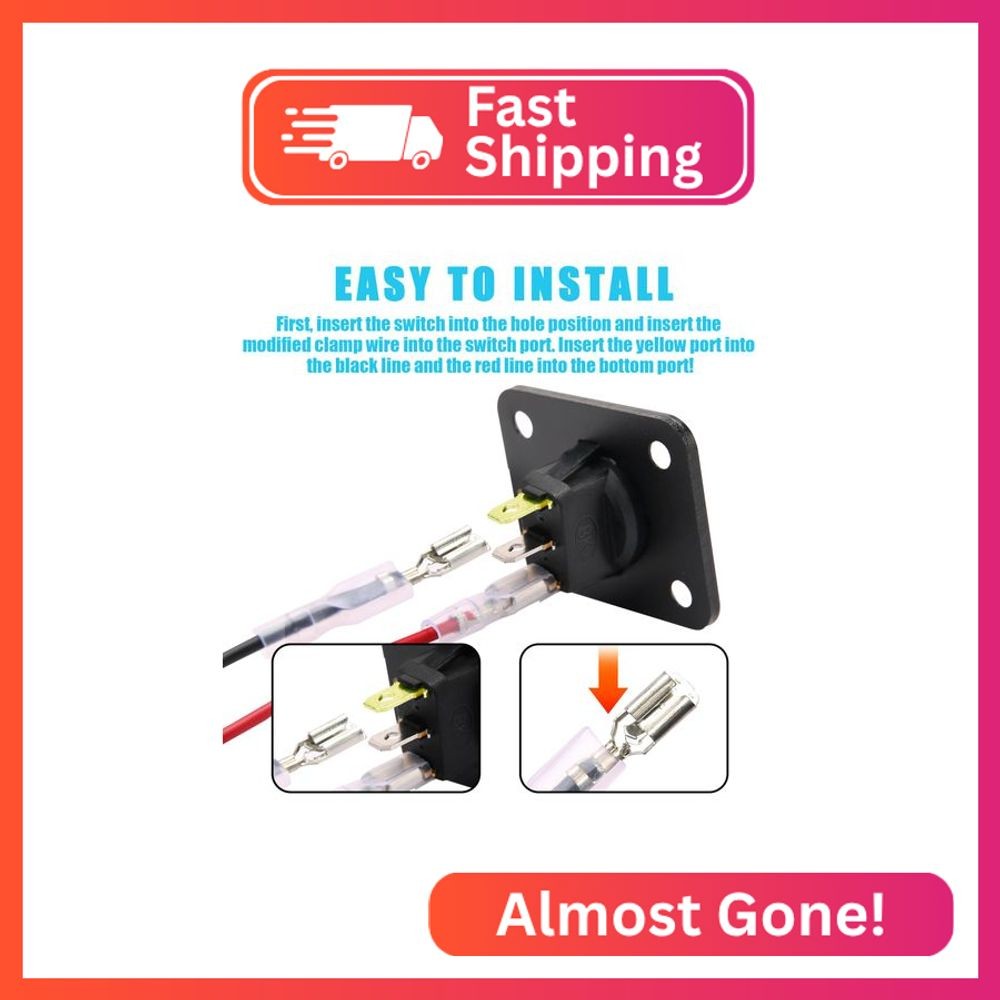 Round Rocker Switch Panel with 3 Pin Toggle Switch 12v 20a Blue Led Switch Panel