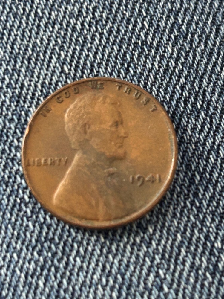 1941 wheat penny no mint mark error
