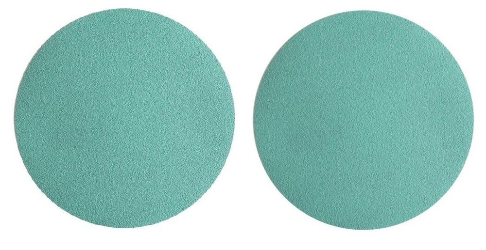 Sunmight 01423 Film Hook & Loop 6 in. No Hole Sanding Discs 2000 Grit (2 Pack)