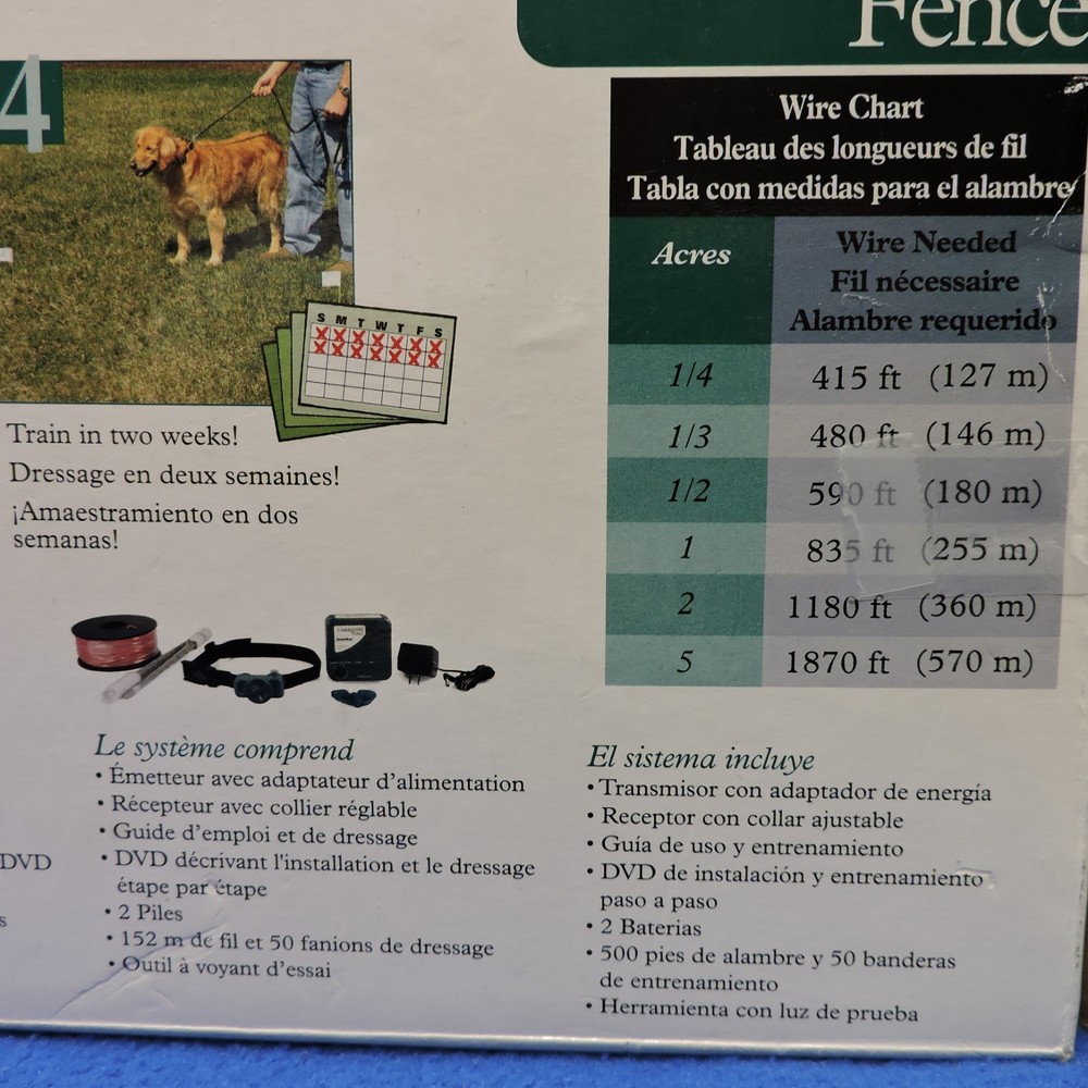 PetSafe Guardian Underground Fence, Collar Receiver , Transmitter, Missing Flags
