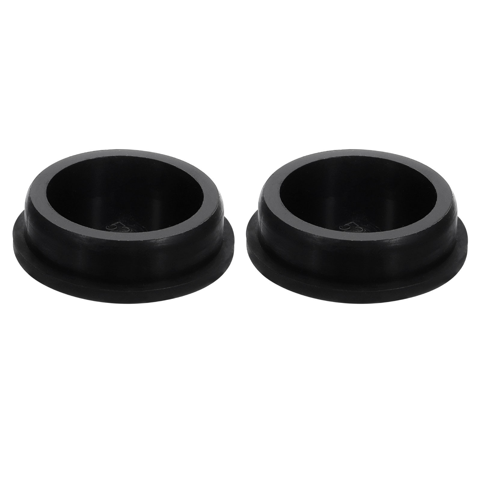 2 Set Black Plug Holes Rubber Button Plug for 52mm 2.05" Hole