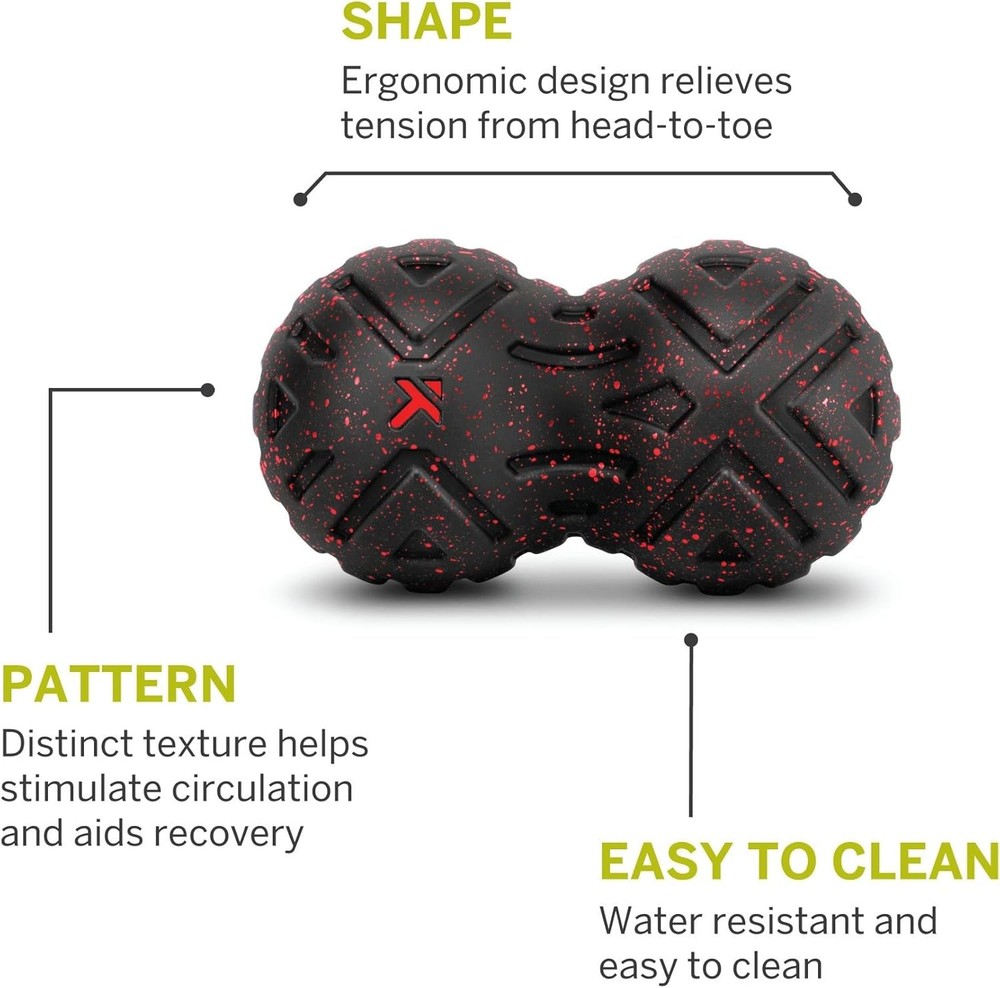 Trigger Point Performance TriggerPoint Universal Double Massage Ball 8-Inch Text