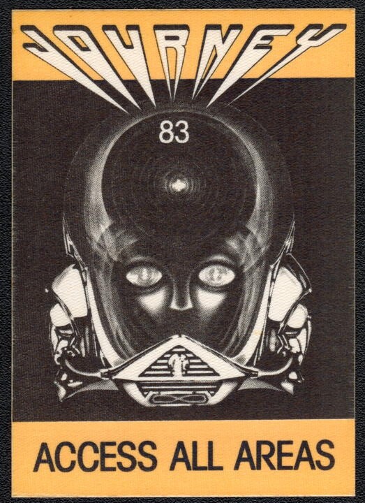 Journey Backstage Pass - 1983 Cloth Pass