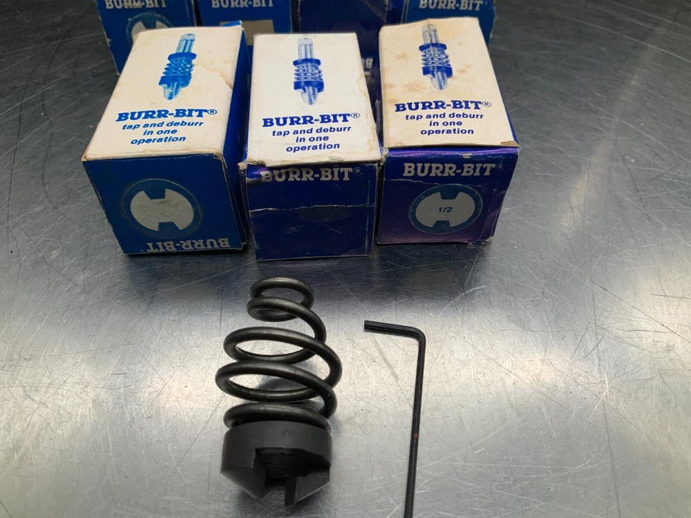 (7) Burr-Bit Tap and Deburr Bit, 1/2"