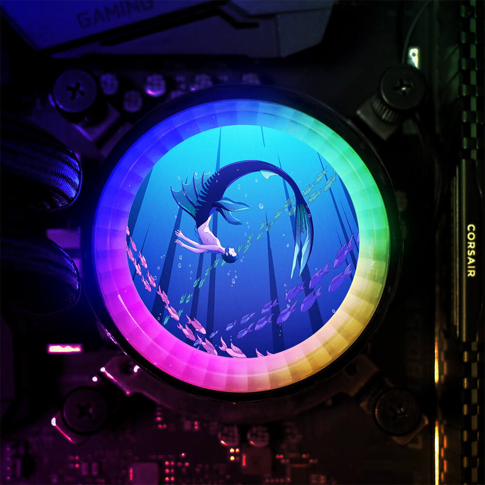 Custom Print AIO Covers for Cooler Master MasterLiquid CPU Cooler Series