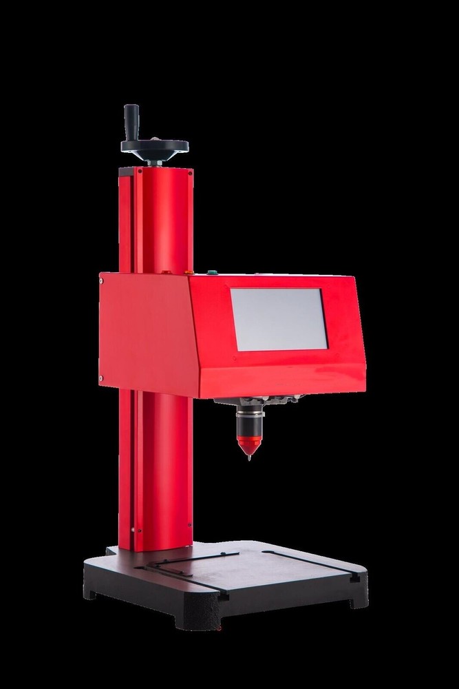 7" Screen Portable handheld pneumatic dot peen marking machine VIN code 110*70mm