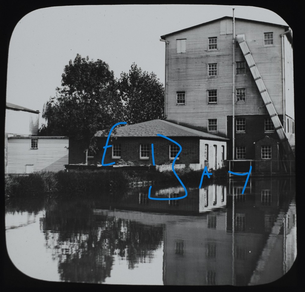 Photo DOVER KENT CRABBLE CORN MILL C1905 Magic Lantern Slide