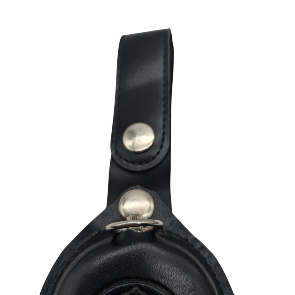 Top Eagle Swiss Pocket Watch Black Leather Untested