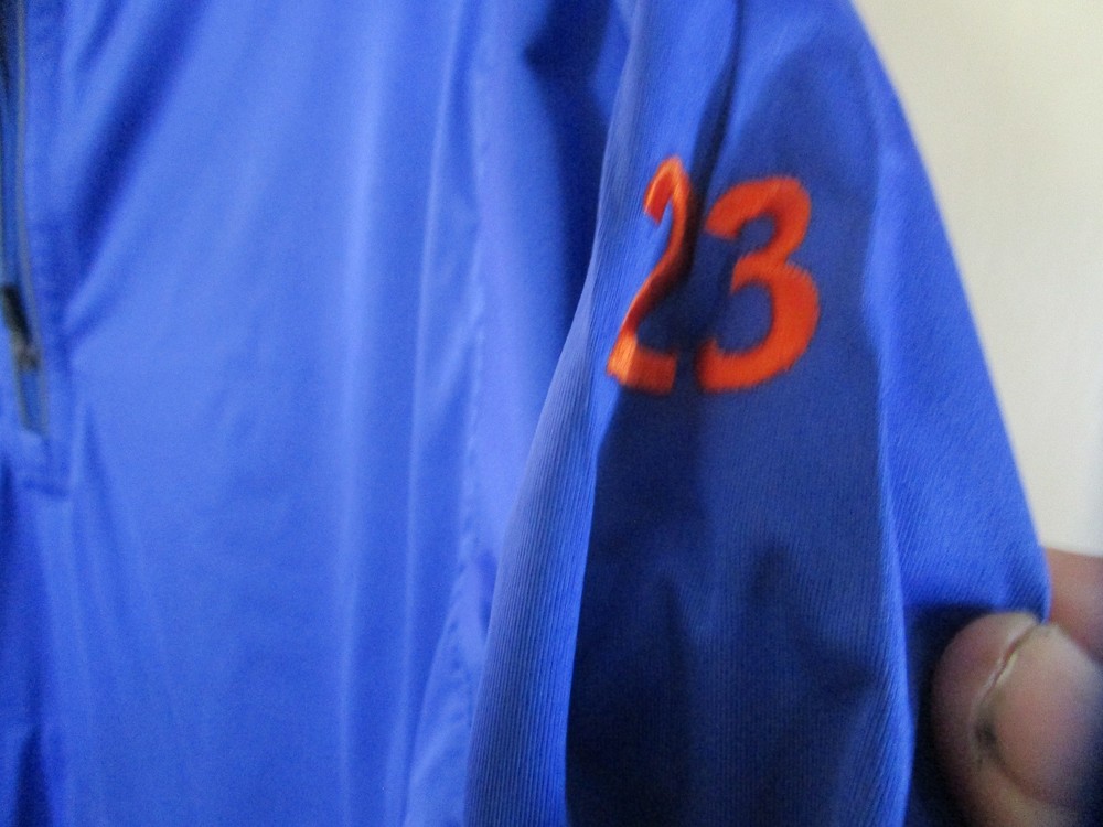 Fennec 1/4 Zip Pullover Jacket L Blue 23 on Side Sleeve
