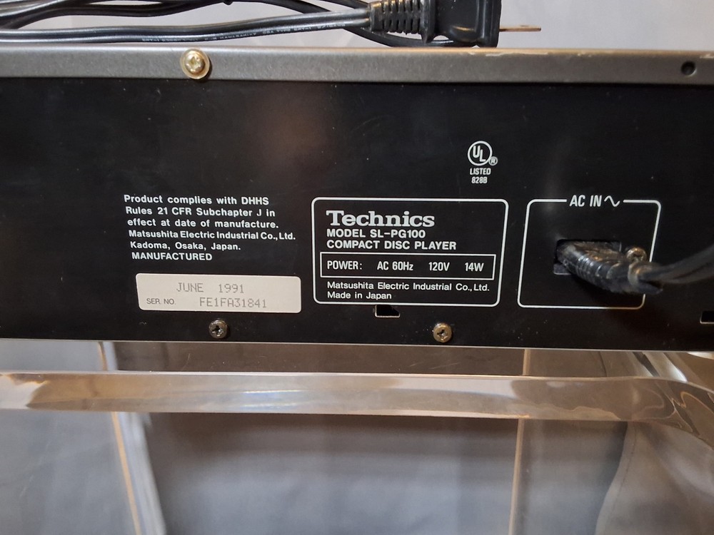 Vintage Technics SL-PG100 CD Player Used At NPR Studios!