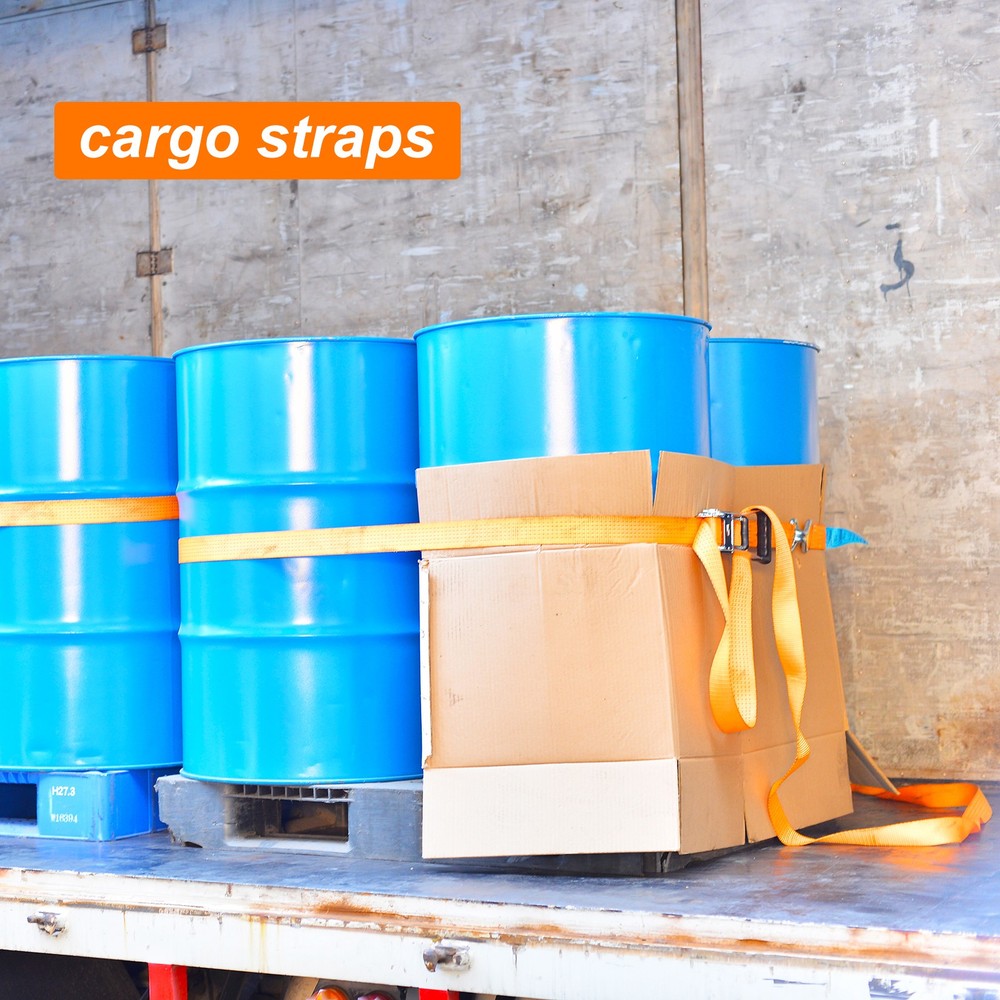 Flat Nylon Webbing Strap 2 Inch 5 Yards Brown for Backpack