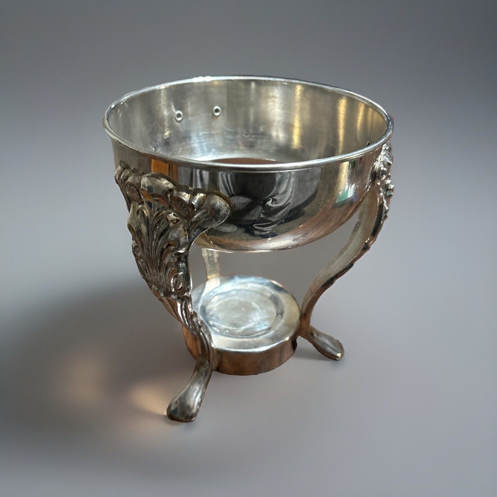 Unbranded Silver Plated Pitcher Stand Ice Guard Kettle Stand Teapot EUC