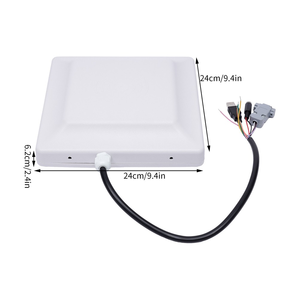Long Range Card Reader UHF RFID 5M 8dbi Antenna Parking System Access Control US
