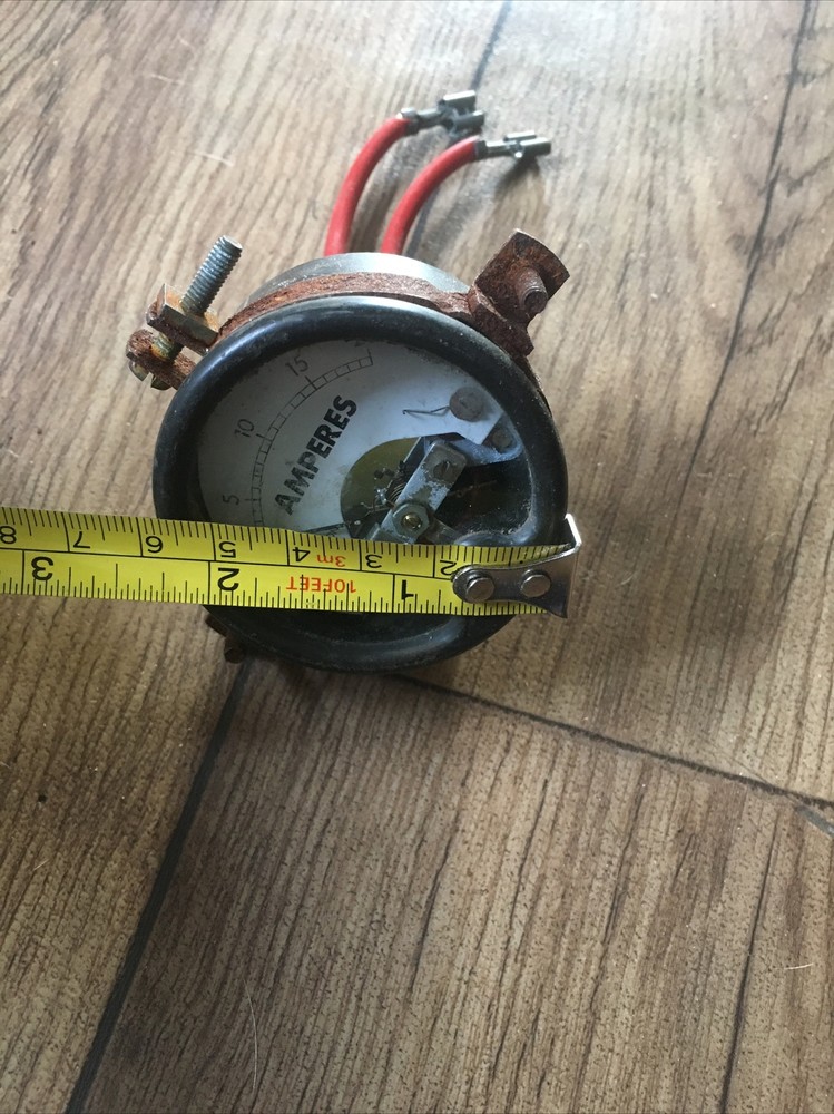 vintage amperes meter