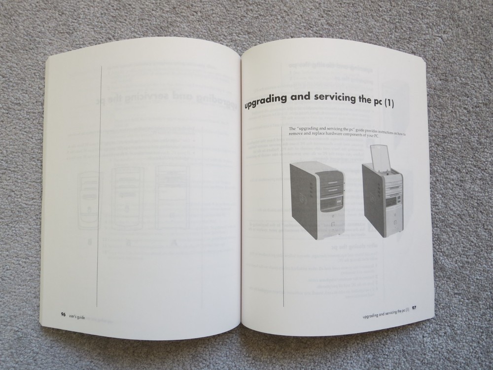 Computer Manual: . .HP Pavilion Home PC User Guide & Quick Setup Guide