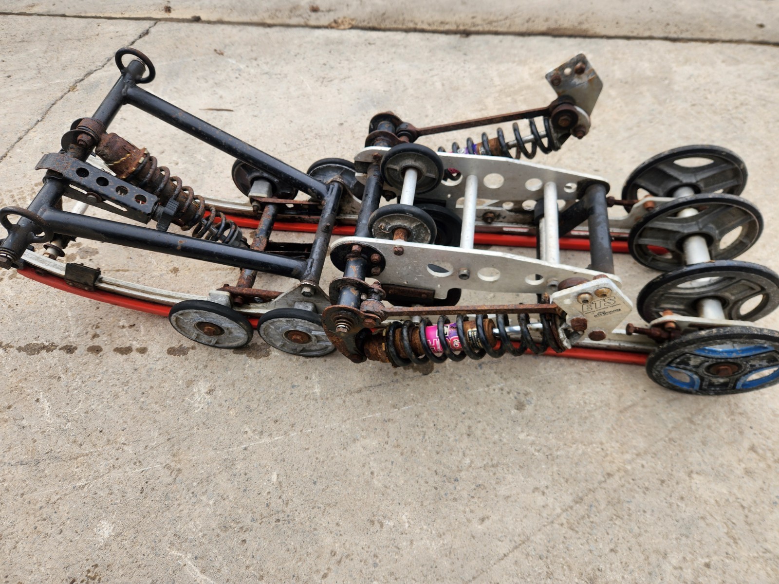 1994 Ski Doo Formula Z 583 Mach Z C7 Rear Suspension AD Boivin ETS