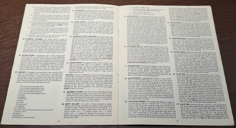1981 TSR Dungeon Module B2 The Keep on the Borderlands D&D Basic Set Levels1-3