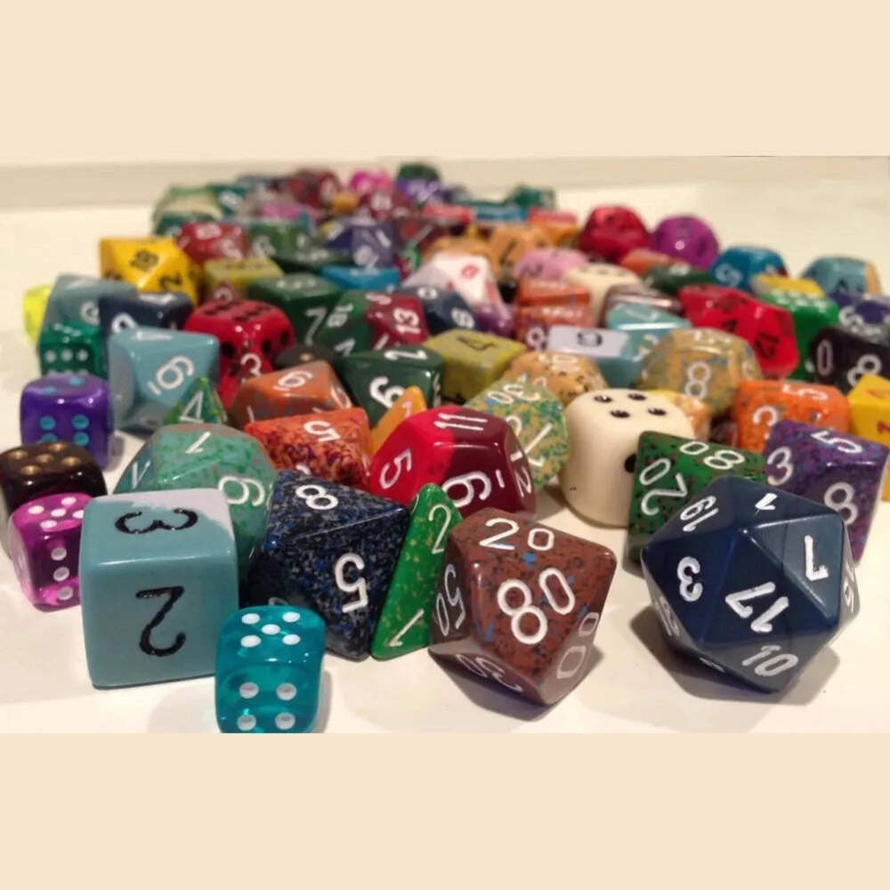 Pound of Dice - Chessex - Assorted Bag of Dice - DND Dice